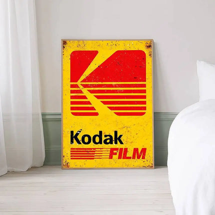 Retro Fashion K-KodakS Self-adhesive Art Poster Retro Kraft Paper Sticker DIY Room Bar Cafe Stickers Wall Painting