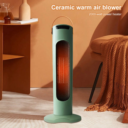2000W Ceramic Heater with Digital Display Space Heater Fast Heating Portable Heater for Indoor Use Bedroom Home Office