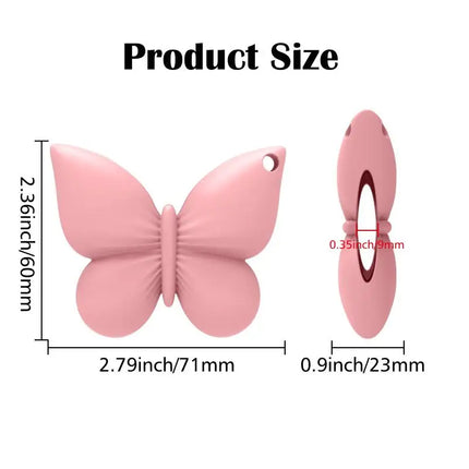 Silicone Lip Balm Holder with Clip-On Keyring and Sweet Bowknot for Outdoor Adventures