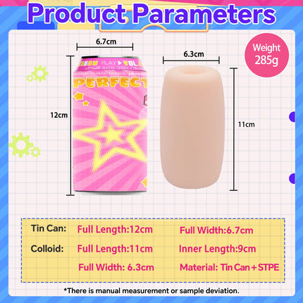 YUU Sex Toys Male Hidden Canned Masturbation Cup VER.2 Soft STPE Artificial Pocket Pussy Masturbators for Men Onahole 7 Colors