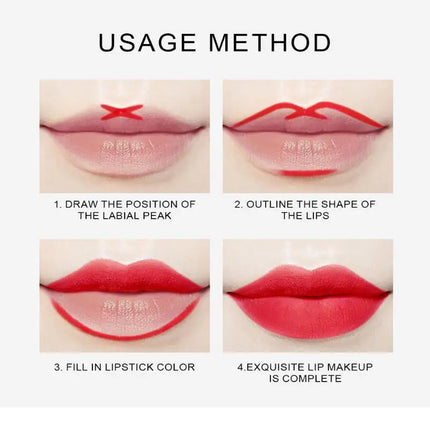 1Pc 12 Colors Waterproof Long-Lasting Automatic Lip Liner Makeup Matte Lipstick Pen Lip Gloss Lipliner For Beginners