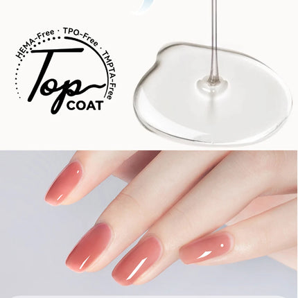 UR SUGAR 15ml Top Coat and Base Gel Nail Polish Hema Free Base Top Coat Gel Semi permanent Soak Off UV LED Nail Gel Varnish