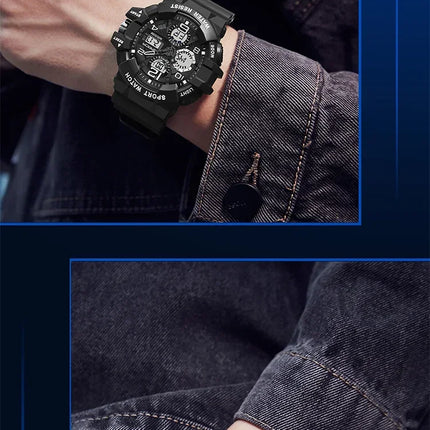 SANDA Top Brand G-Style Military Watch Men Digital Shock Sports Watches For Man Waterproof Electronic Wristwatch Male Relogios
