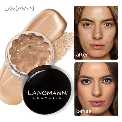 Long Lasting Full Cover Liquid Face Concealer Foundation Waterproof Makeup Base for Dark Circles & Acne Contour Cream Concealer