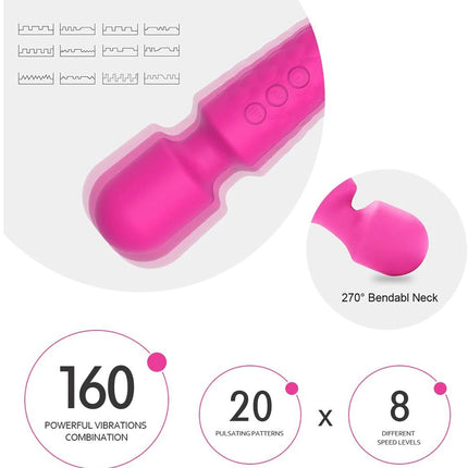 Powerful Vibrating AV Vibrator Magic Wand Clitoris Stimulator Sex Toys for Women G Spot Massager Adult Female Sex Erotic Product