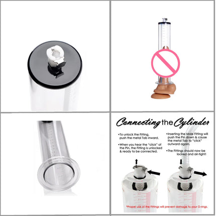 Electric Acrylic Penis Pump Vacuum Pump For Penis Male Penis Enlargement Pump Penile Training Extender Cock Dick Pump For Men 18