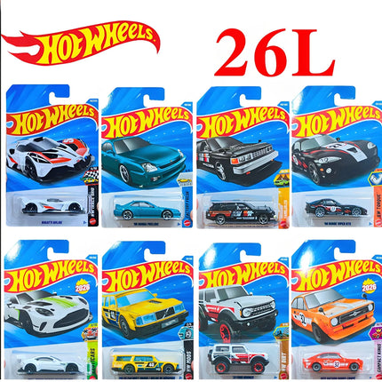 2026 L CASE Hot Wheels Car BUGATTI BOLIDE ASTON MARTIN HONDA PRELUDE 1/64 Metal Die-cast Model Toy