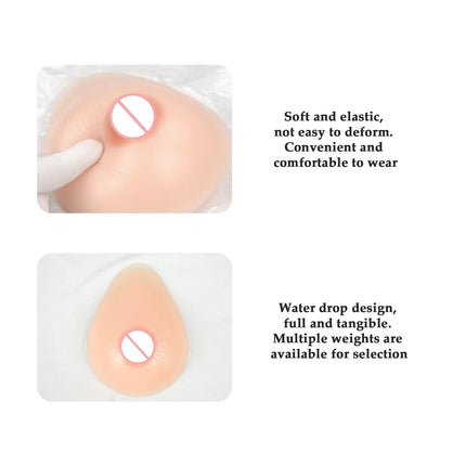 KUMIHO Fake Boobs Self-Adhesive Silicone Breast Form for Drag Queen Transgender Crossdresser Cosplay Mastectomy Prothesis