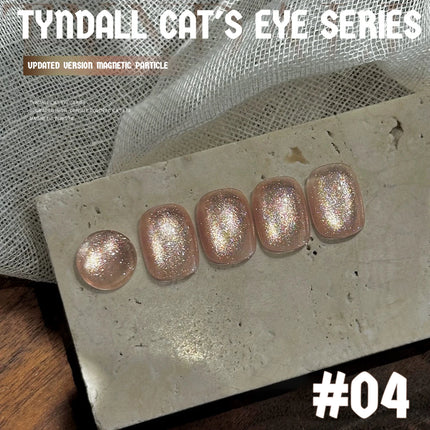 MIANEL 12ML 1-8PCS Lychee Green Lotus Ultra Sparkling Cat Eye Gel Polish High-Density Mirror Glass Bead 2025 Autumn New Arrival