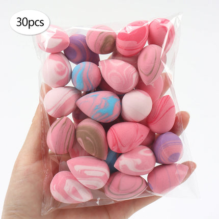 10/20/30/50/100Pcs Mini Makeup Sponge Set, Dual-Use Wet/Dry Beauty & Blenders for All Skin Types