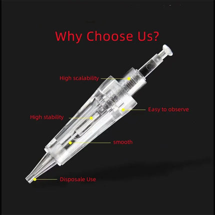 10pcs Tattoo Needle Permanent Makeup Machine Universal Needles Microblading Cartridge Needle For Eyebrow Eyeliner Lip Tattoo pen