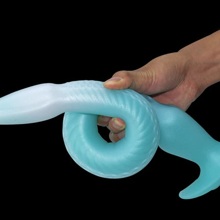 Eel Tentacle Anal Plug Super Long Anal Plug Soft Liquid Silicone Anal Dilator Women's Men's Anal Massage Adult Products