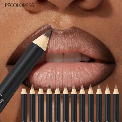 1PC Lipliner Lipstick, Plump and Charming Lips, Nude Brown, with A Variety of Makeup, Lip Cosmetics