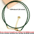 green sandstone / 38-40CM necklace