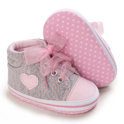 Spring and Autumn Pink Series Hot Selling Children's Shoes Baby Shoes Soft soled Anti slip Baby Shoes Newborn Baby Step Shoes