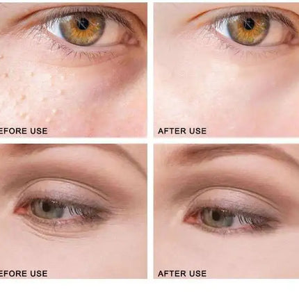 Eye Serum Roller Massager & Gold Eye Cream Eye Care 2pcs/set Dark Circles Fade Puffiness Moisturizing