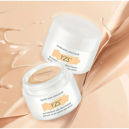 Concealer Cream Waterproof Full Coverage Concealer for All Skin Tones Tattoos Scars Dark Circles Acne Spots Foundation Makeup