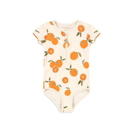 Children's Set 2026 New Spring Summer KS Girls' Split Swimsuit Baby Girl Printed Fashionable One-piece Swimsuit