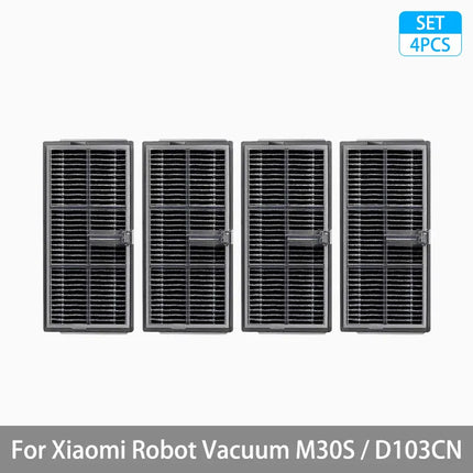 For Xiaomi Mijia M30S D103CN Robot Vacuum Cleaner Accessories Main Side Brush Hepa Filter Mop Cloth Dust Bag Replacement Spare