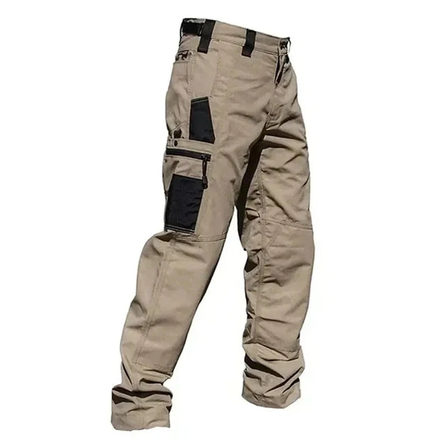 Pantalon Tactique Homme Imperméable Pantalon Imperméable Homme Pantalon de Combat Extérieur Multi-poches Résistant à l'usure Pantalon Cargo