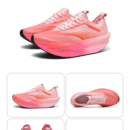 New Cushioning Running Shoes For Men Suitable Heavy Runners Lace Up Sports Women Non-slip Outdoor Athletic Male Sneakers