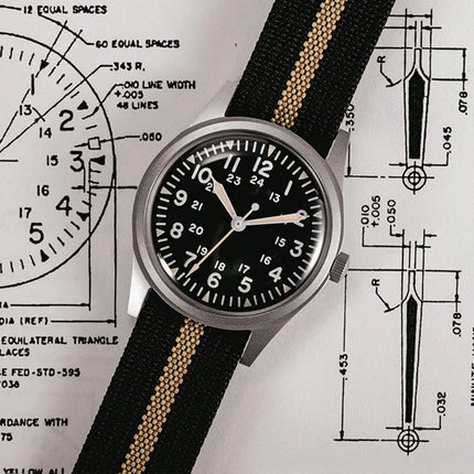 RDUNAE RA03&Militado ML07 Military Quartz Watch Vintage G10 Miyota 2035 Movement Watches K1 Glass Stainless Steel Wristwatch