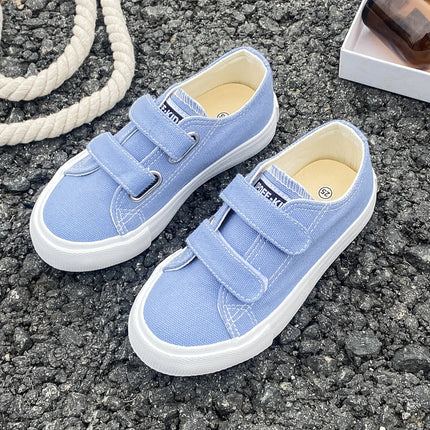 5059 Spring and Autumn New Fashion Children's Canvas Shoes Solid Color Boys and Girls Board Shoes Korean Soft Sole Skateboarding
