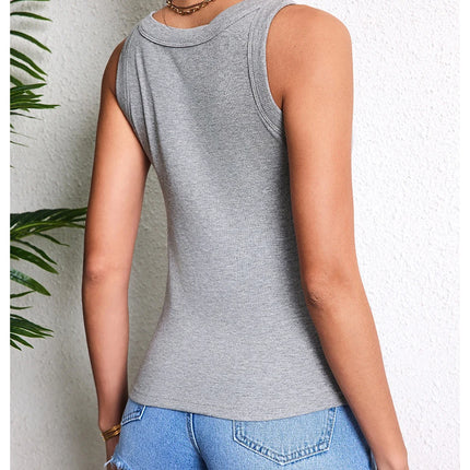 1/3 Piece Four Seasons Thin Solid Color Camisole for Young Women Plus Size Comfortable and Sexy T-shirt Shirt Casual