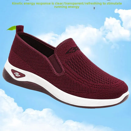 Women Casual Sports Shoes Breathable Lightweight Sneakers Anti-slip Flats Outdoor Running Walking Shoes Female Vulcanized Shoes