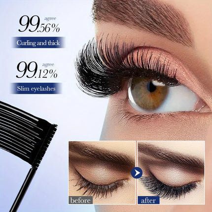 Smudge Proof Mascara Waterproof Long Wearing Volumizing Lengthening Curling Lash Enhancer