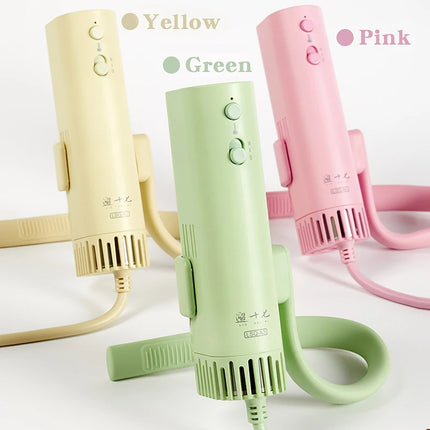 High-Power Silent Pet Hair Dryer with Beauty Bristles Quick Blow Portable Dog Grooming Tool Universal with Hanging Neck Desi