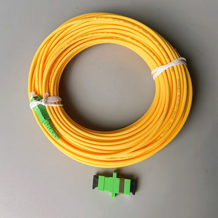 Fiber Optic Patch Cable 1.5M/2M/3M/5M/10M/15M/20M/30M/40M SC/APC-SC/APC Single Mode Extension Wire FTTH Cable Free Adapter