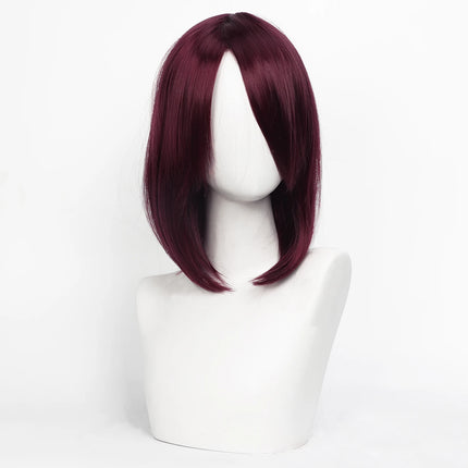 Synthetic Medium Length Cosplay Wig, Adjustable Headband,Multiple colors