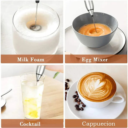 1 Electric Egg Beater, Coffee Mixer, Handheld Milk Frother, Electric Jam Maker, Butter Maker, Kitchen Food Mixer