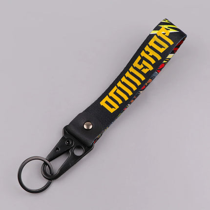 Anime Eye Eagle Beak Keychain Cartoon Character Wrist Lanyard Car Keyring Fashion Bag Accessory Manga Lover Collectible Gift