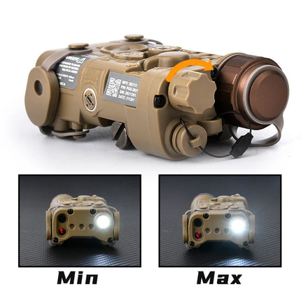 Tactical LED Flashlight Combo L3 NGAL M600 M300 PEQ15 Light with Pressure AXON Switch Fit 20mm Rail for Outdoor Use