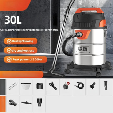 3 in 1 wet and dry vacuum cleaner Multifunctional high-power vacuum cleaner Suitable for home, car and commercial industrial cle