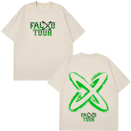 Feid VS Ferxxo 2026 "Falxo Tour – El Mano a Mano Del Año" Graphic T-Shirt, Unisex Hip-Hop Latin Urban Style Loose Cotton T-shirt