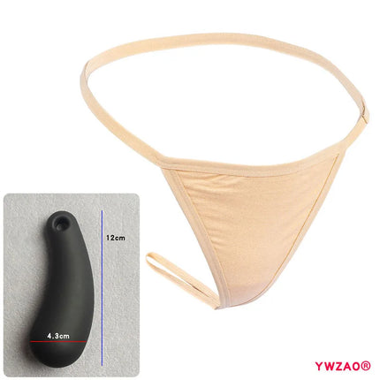 YWZAO Skin-toned Underwear Lingerie Erotic Dildo Ass Butt Anal Anus Thong Panties Plug Fisting Invisible Ladies Toys Adult N26