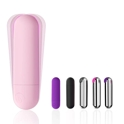 G Spot Bullet Vibrator Nipple Clitorals Stimulator USB Rechargeable for- 10 Modes Portable Waterproof Mini Vaginal Anal Massager