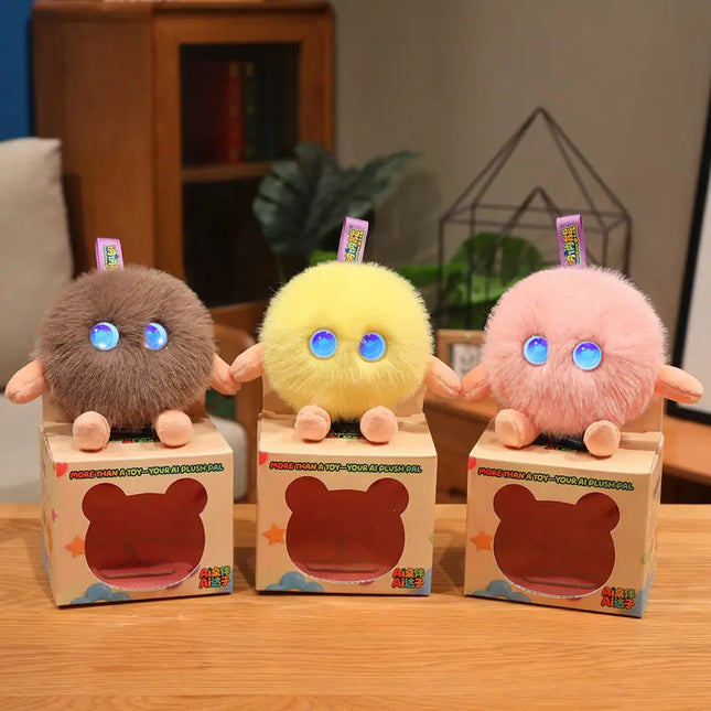 Doubao Ai Interactive Plush Robot Smart Dialogue Early Learning Desktop Companion Educational Toy For Children Holiday Gift