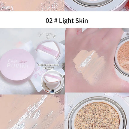 Moisturizing Concealer Air Cushion Natural Makeup Holding Water Resistant Cream Skin Foundation
