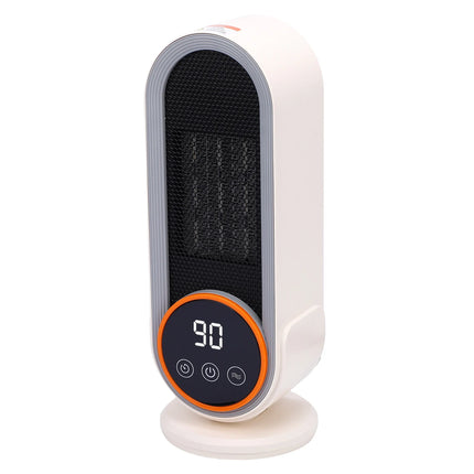 1200W Portable Mini Heater PTC Fast Heating Desktop Fan 2 Settings Timer Remote For Indoor Space Use