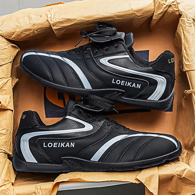 2026 Spring New Men's Fashion Striped Decorative Low-Top Sports Shoes Retro Sporty Casual Sneakers Tennis Shoes