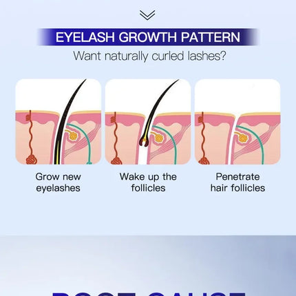 Eyelashes Long and Thick Serum Eyelash Fast Growth Liquid Essential Oil Eyebrow