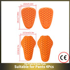 Only 4Pcs Pads / EU 2XL (ASIA 3XL)