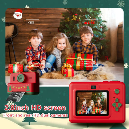 Children Digital Camera Instant Print for Kids Thermal Print Camera Instant Photo Printing Camera Video Toys Christmas present