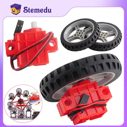 Geekservo 360 Degree Programmable Motor Compatible with legoeds RC Model Support kittenblock makecode for Microbit Raspberry Pi