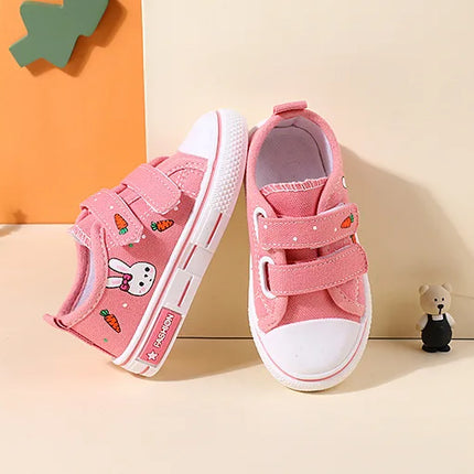 New Fashio Kid Shoe Boy Sneaker Shoe Spring Autumn Children Cartoon Canvas Sports Shoes Boys Girls Baby Board Shoes with Leisure