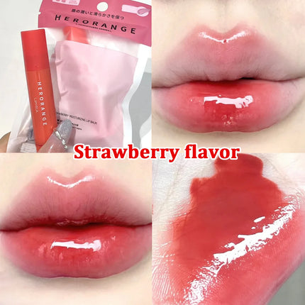 Herorange Moisturizing Lip Balm Long-Lasting Moisturizing Hydrating Anti-Chapped Lightening Lip Lines Christmas Gift